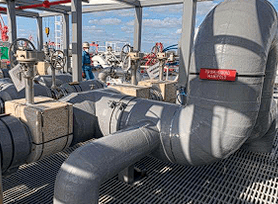 Cryogenic pipe insulation system overview — LNG/LEG Carrier main cargo line