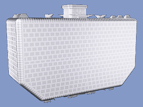 Type B panel insulation system installed in LNG/LEG cargo tank — panel layout overview